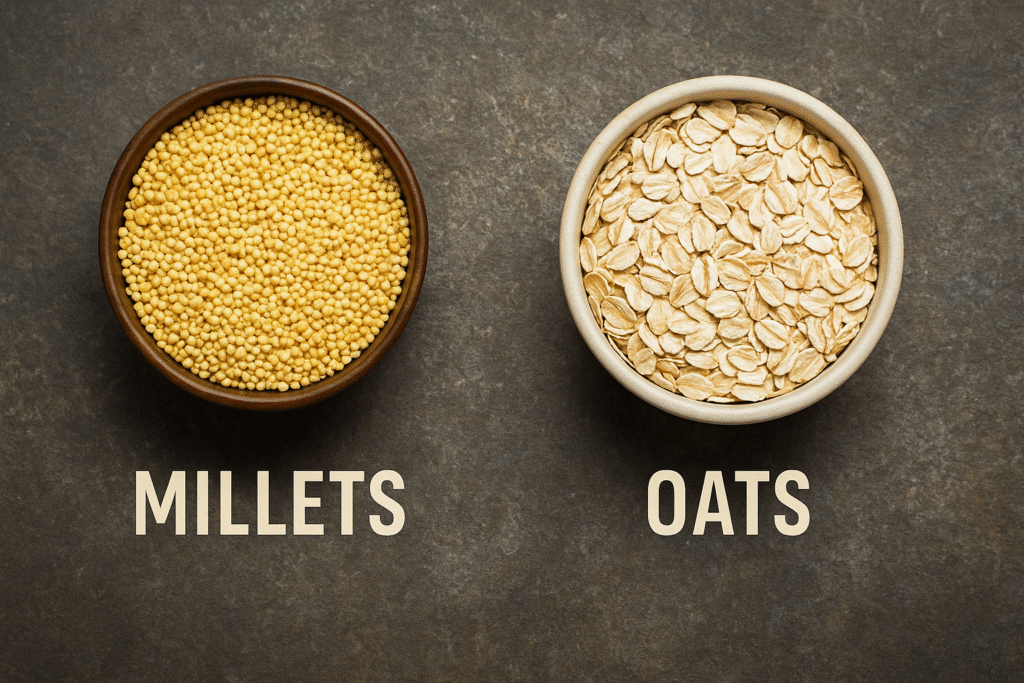 Nutritional Comparison – Millets vs Oats for Everyday Indian Eating